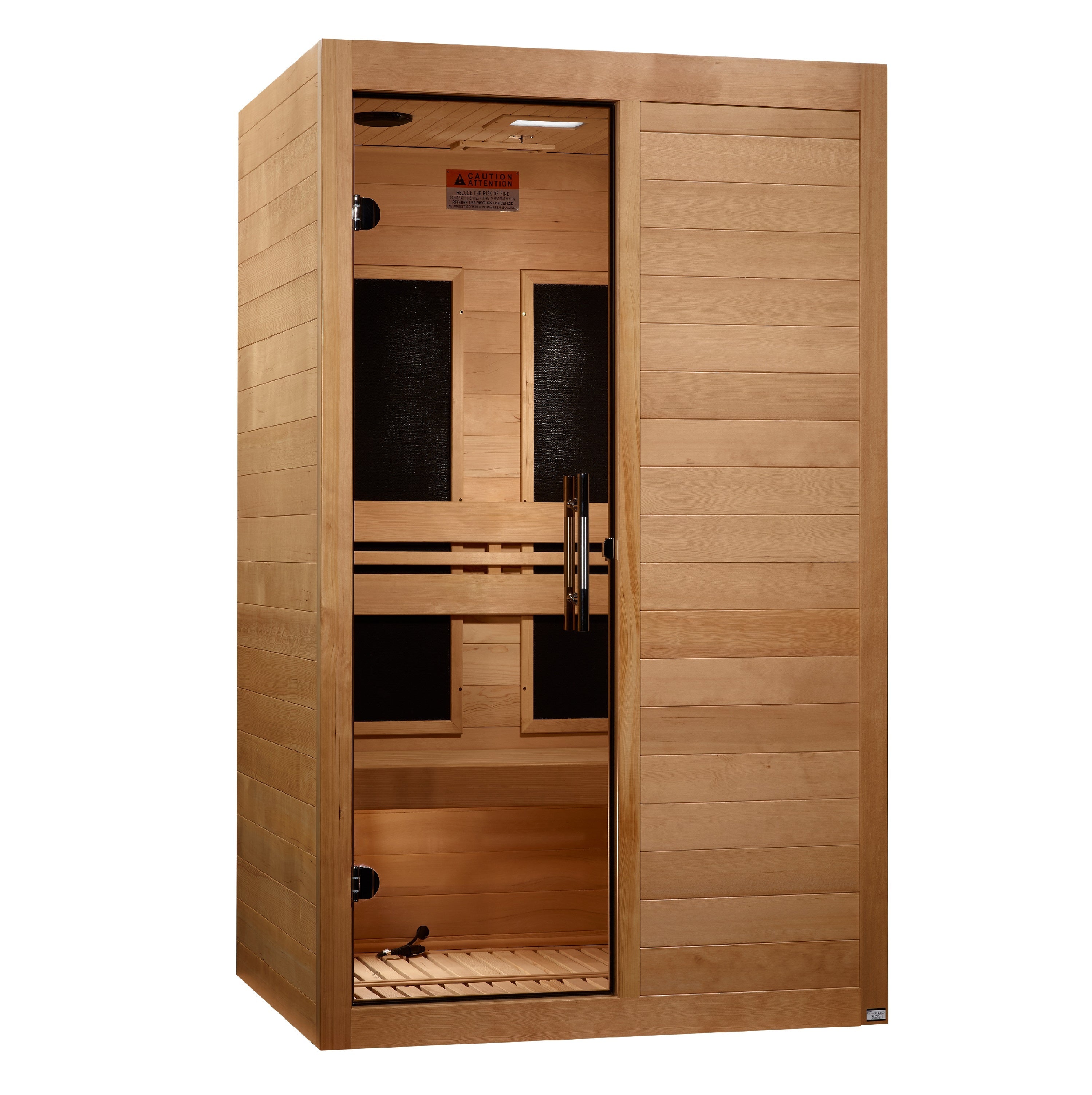 Maxxus "S-Line" 2 Person Low EMF FAR IR Sauna (MX-S206-01)