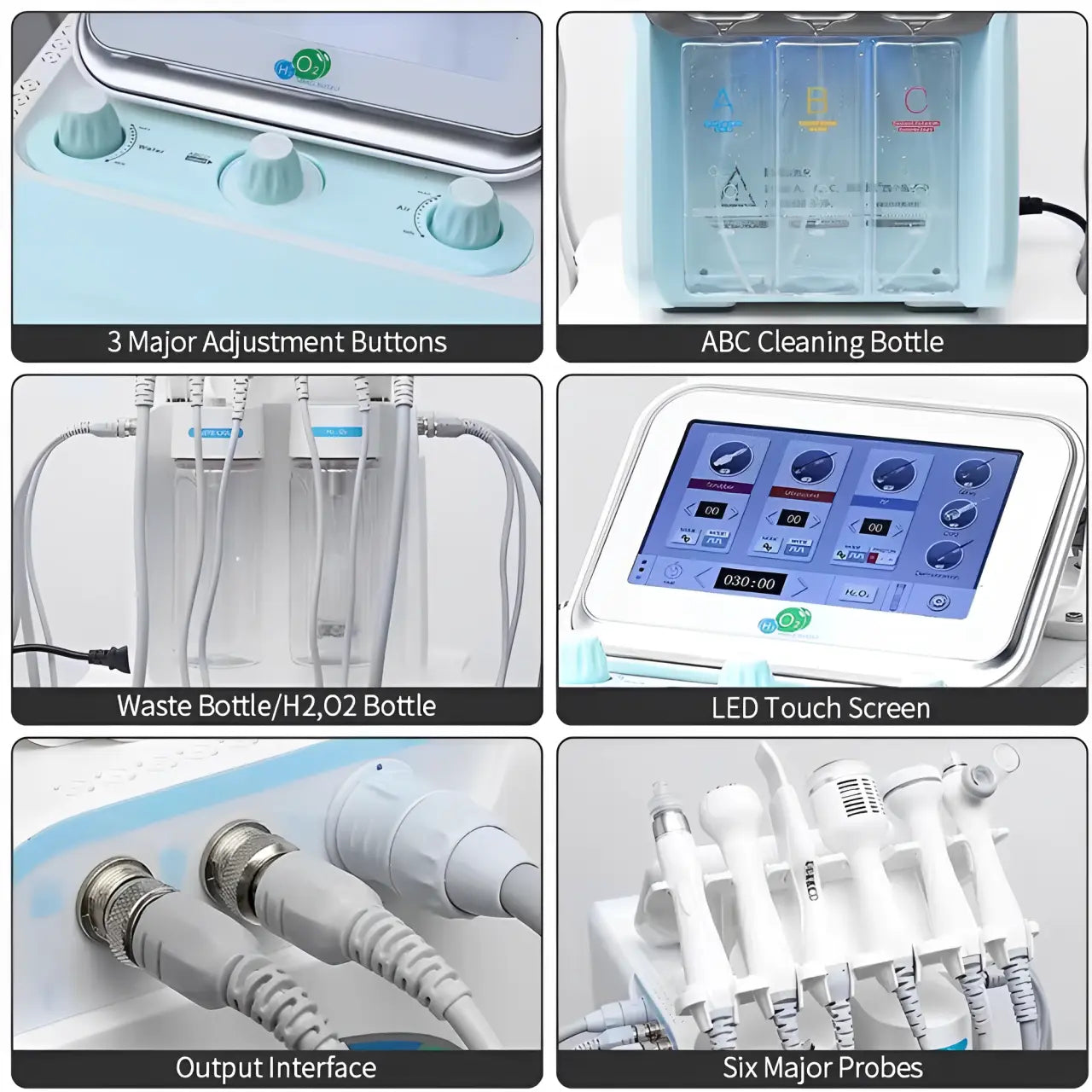 4th Gen Hydro Dermabrasion Facial Machine 6 in 1