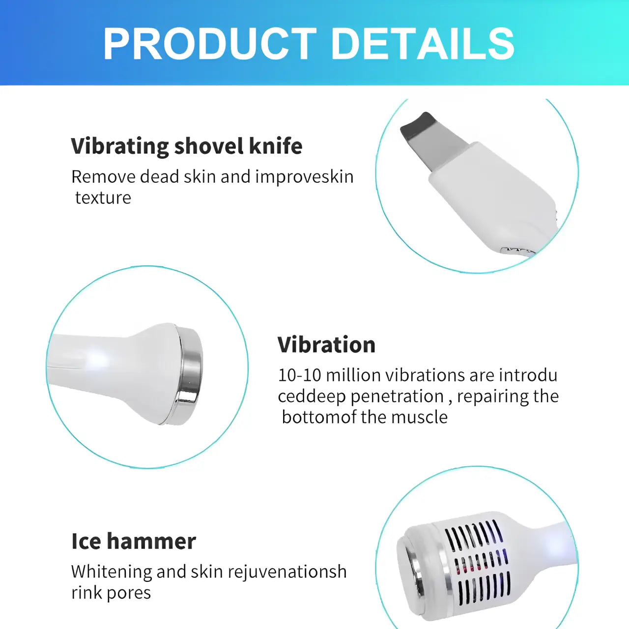 4th Gen Hydro Dermabrasion Facial Machine 6 in 1