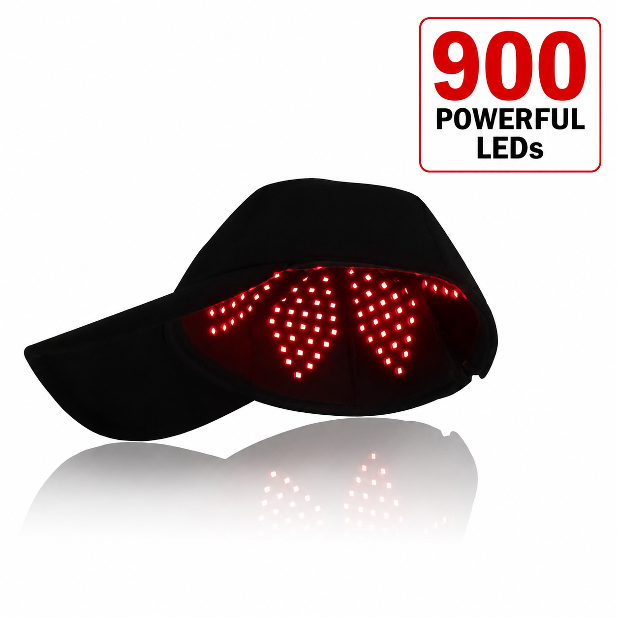 Red Light Therapy Hat - 900 LEDs, 5 Wavelengths - product photo | Distinct Picks