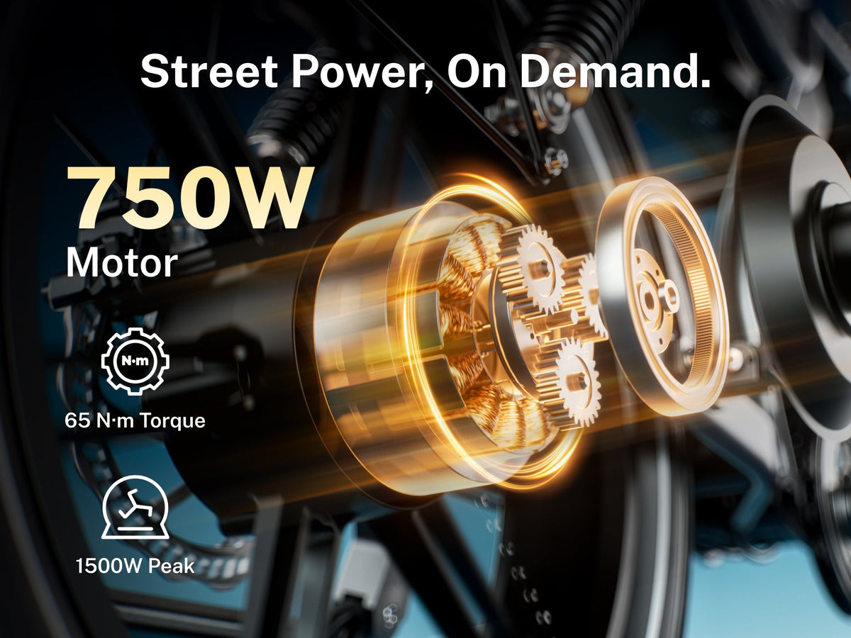 Heybike Titan 750W Moped-Style Electric Bike