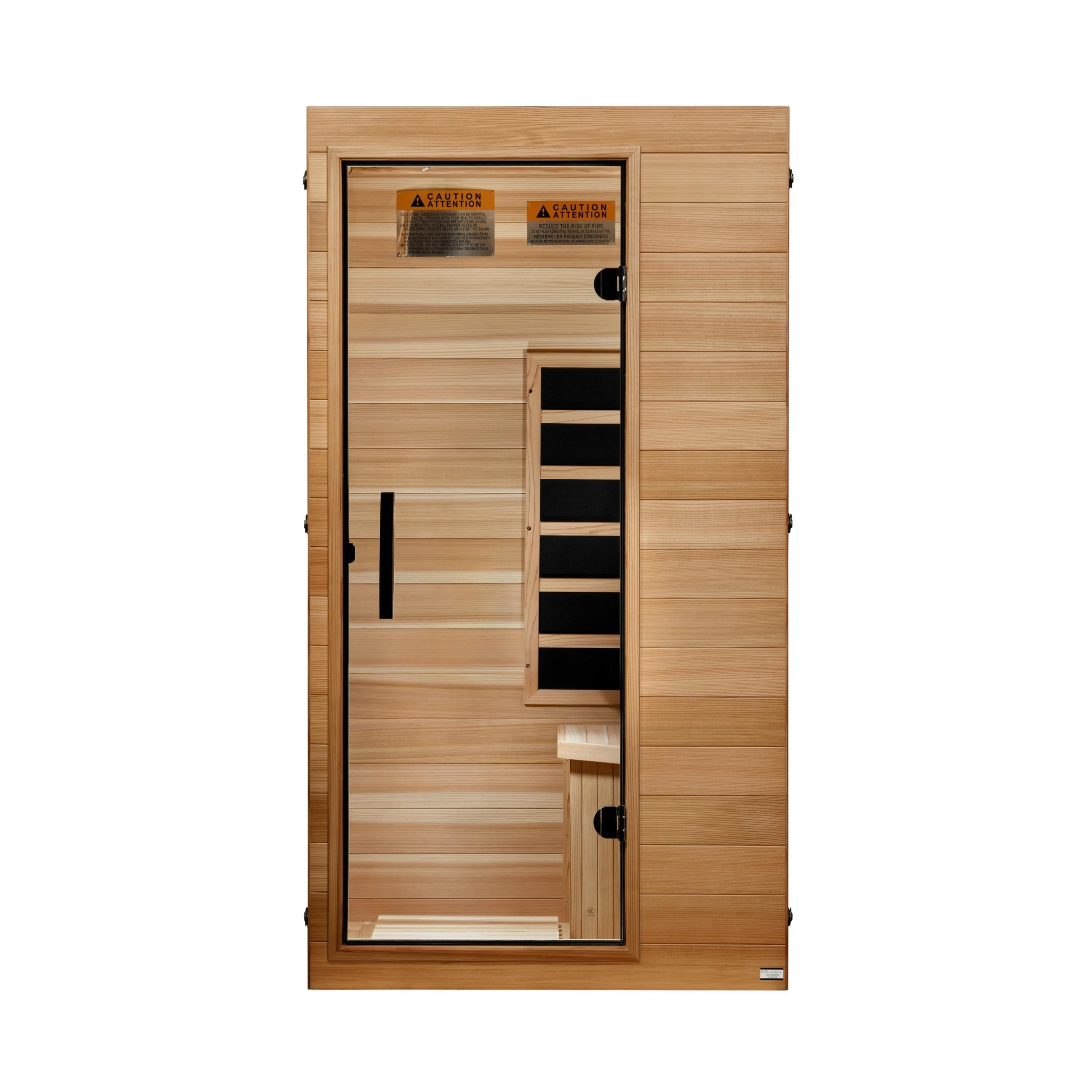 ***New 2026 Model*** Dynamic 1 Person (Compact) Ultra Low EMF FAR Infrared Sauna (DYN-1101-01 Elite)