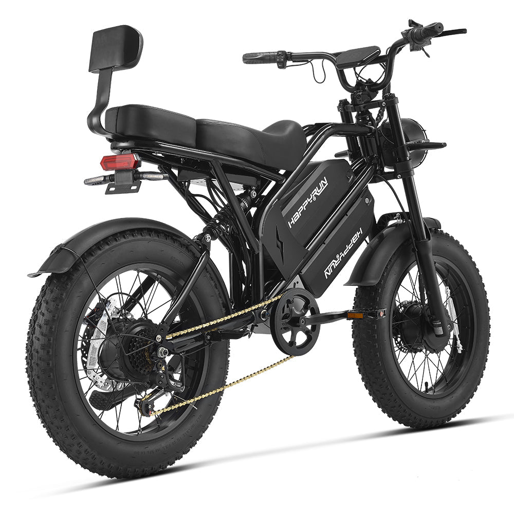 HappyRun G70 Pro Dual-Motor Dual-Battery Electric Cargo Bike